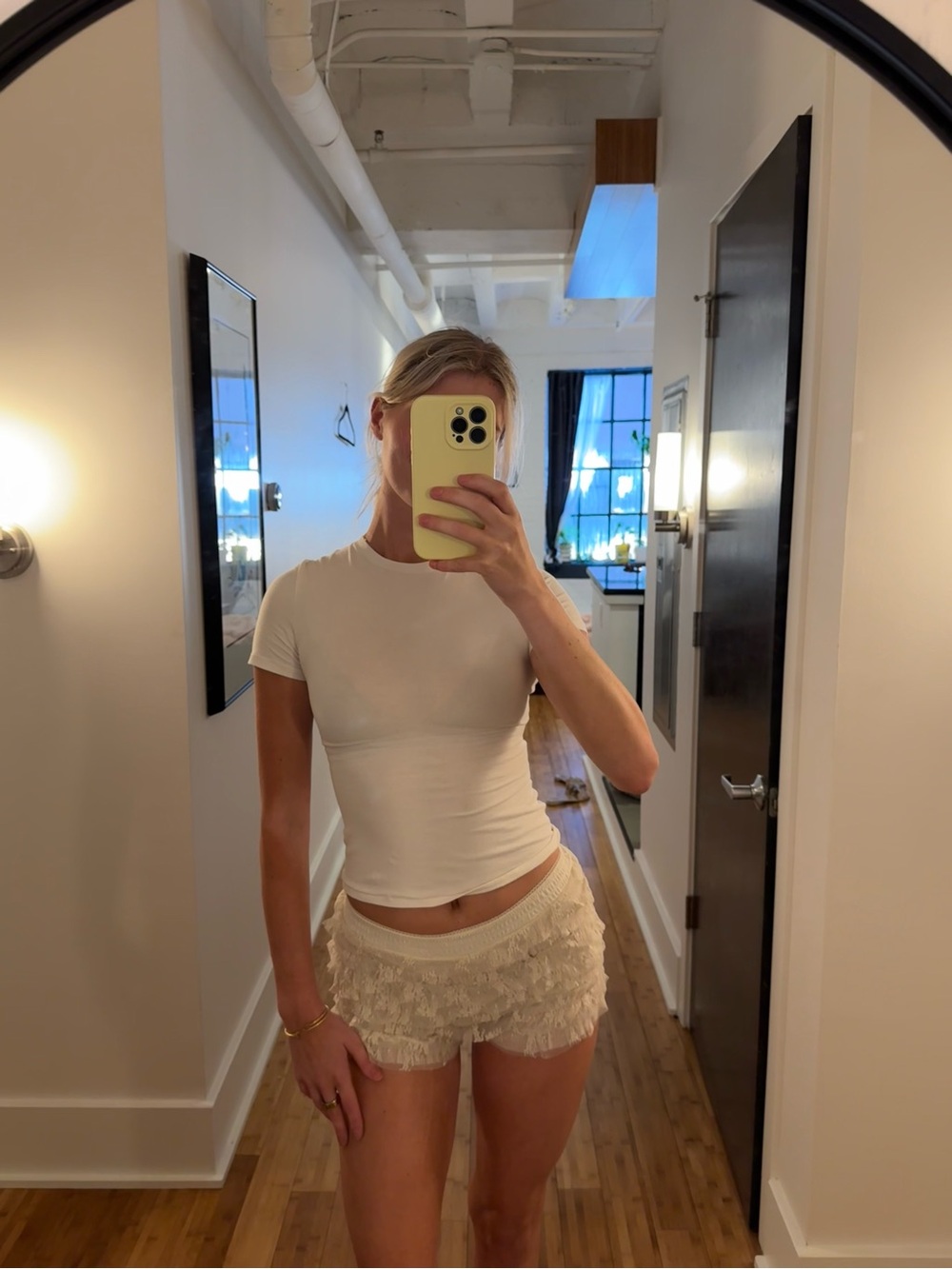 Free People Feeling For Lace Shorties Bloomers - Tea/Cream - SIZE XS